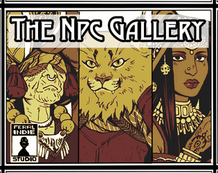 The NPC Gallery   - 72 Fun and vibrant npc characters to add to your games! 
