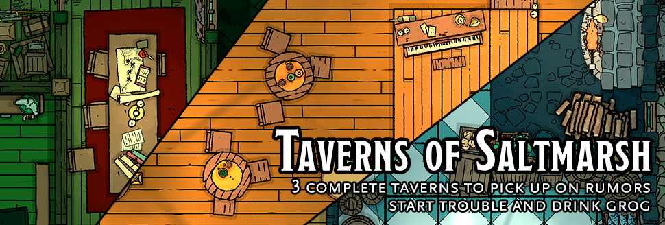 Taverns of Saltmarsh Map Pack