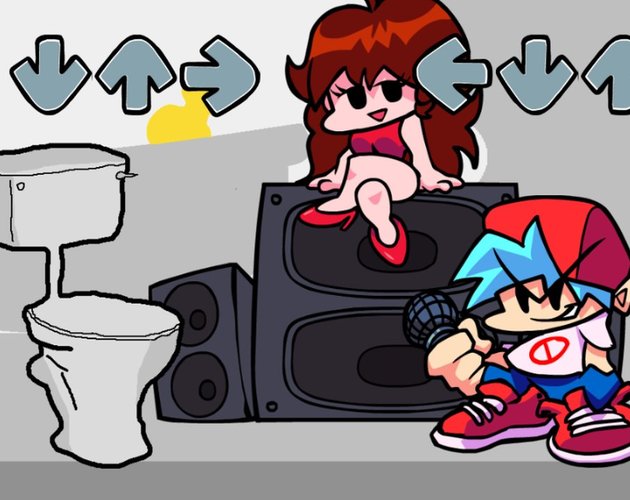 Cover image for Friday Night Funkin' vs Toilet [HTML5 Online Port]
