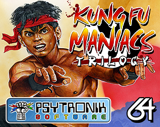 Cover image for Kung Fu Maniacs Trilogy (C64)