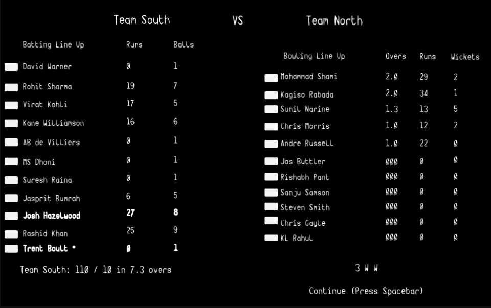 IPL All-Stars Cricket Manager