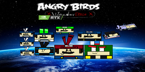 Cover image for Angry Birds W0nder3rr0r (Angry Birds Space Mod)