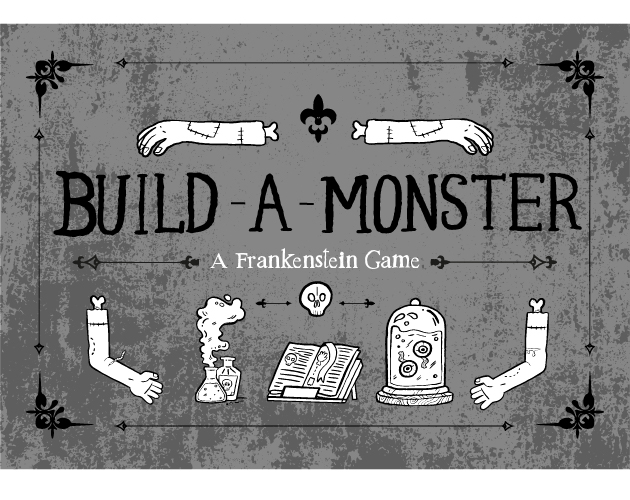 Cover image for Build A Monster - A Frankenstein Print & Play Game