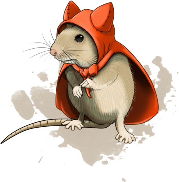 A cloak-wearing mouse