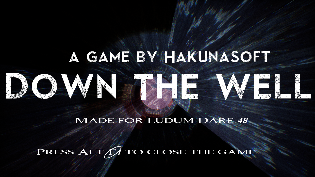 Down The Well - Ludum Dare 48 Edition