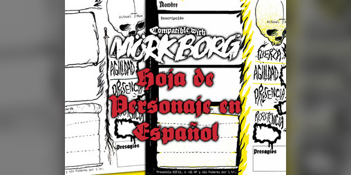 Cover image for Hoja de Personaje de Mörk Borg en Español [Spanish Character Sheet]
