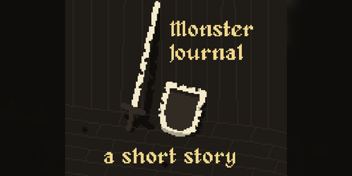Cover image for Monster journal: a short story
