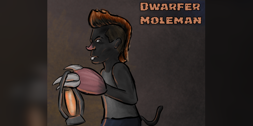 Cover image for Dwarfer Moleman