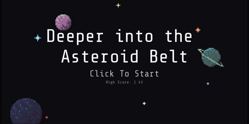 Cover image for Deeper into the Asteroid Field [LD48]