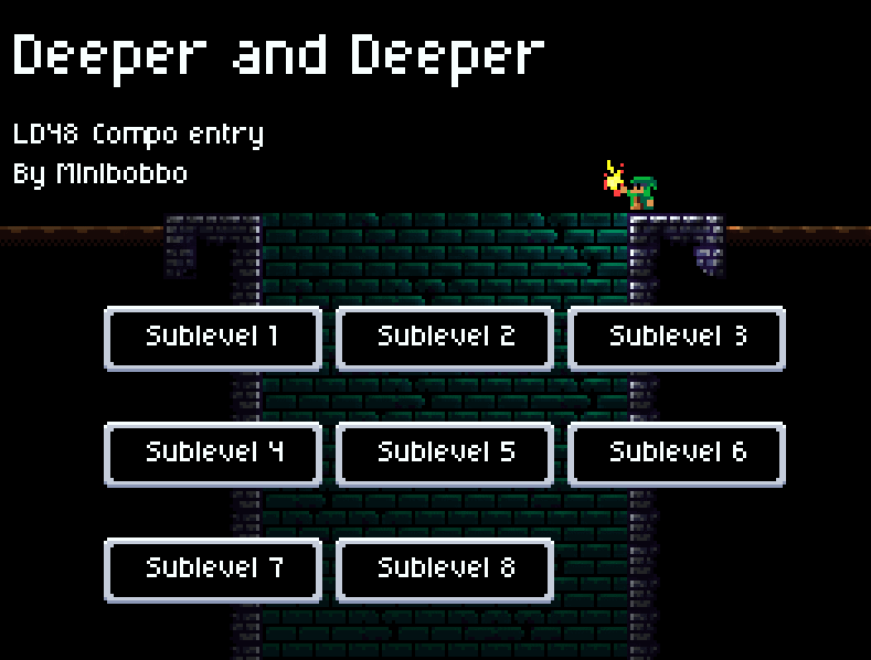 Cover image for Deeper and Deeper - LD48