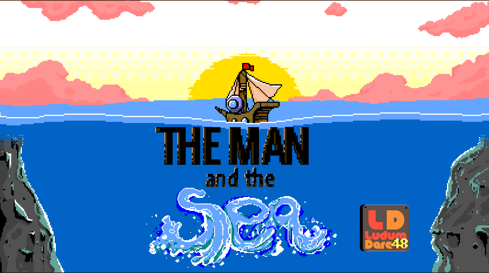 Cover image for The Man and The Sea
