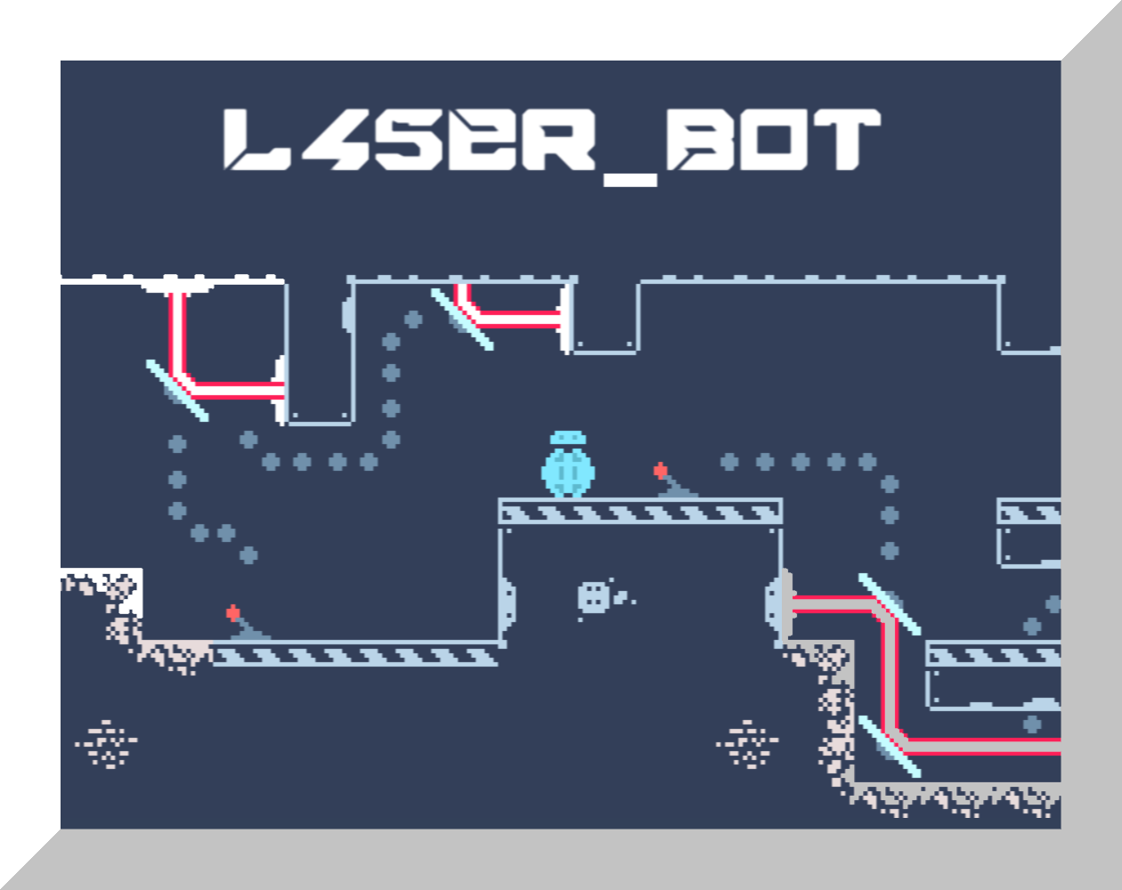 Cover image for L45ER_BOT - lasers & mirrors puzzle platformer