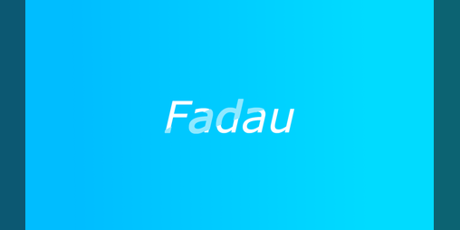 Cover image for Fadau