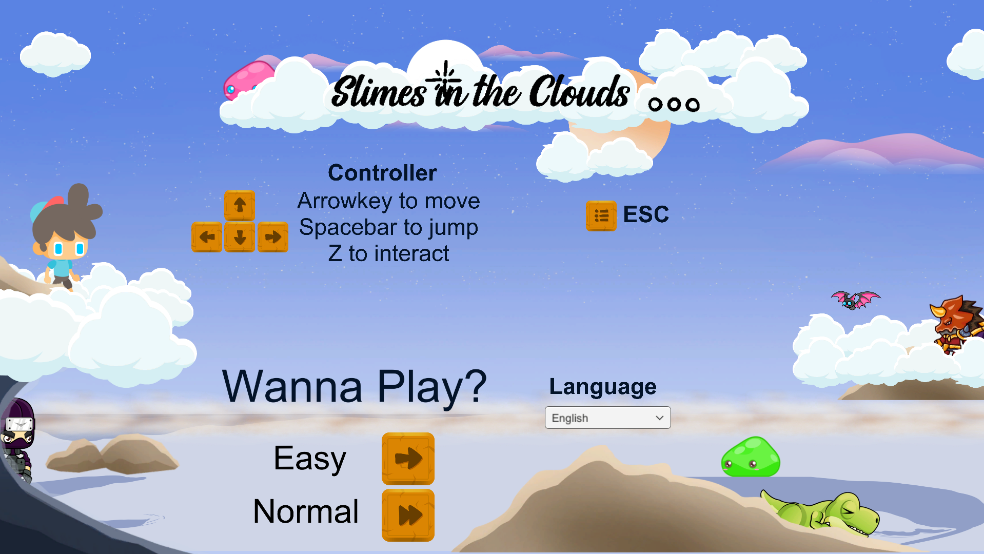 Slimes in the clouds