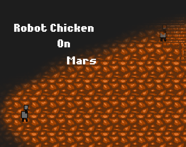 Chicken Robot on Mars