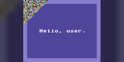 Cover image for Hello, user.