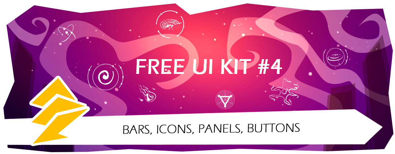 Assets Free Interface UI KIT #4 [Icons, Bars, Buttons]
