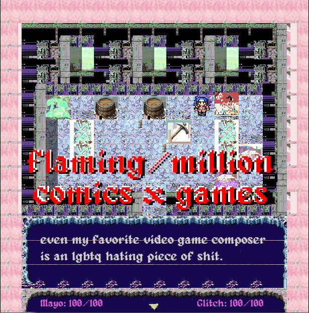 Cover image for flaming/million - comics x games 2021