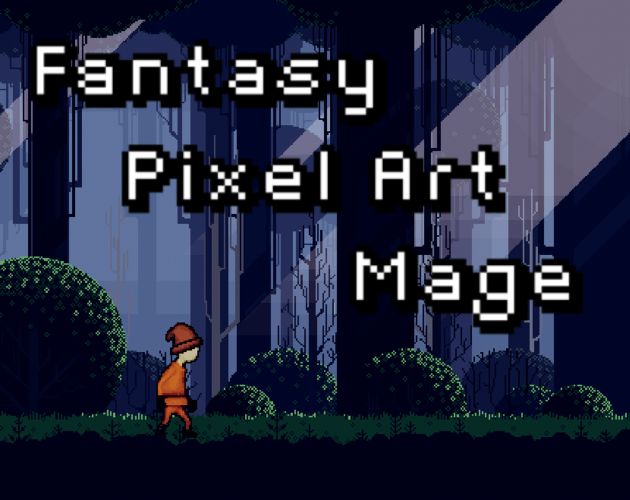 Fantasy Pixel Art - Mage by elvismd