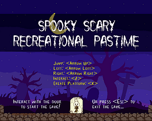 Spooky Scary Recreational Pastime