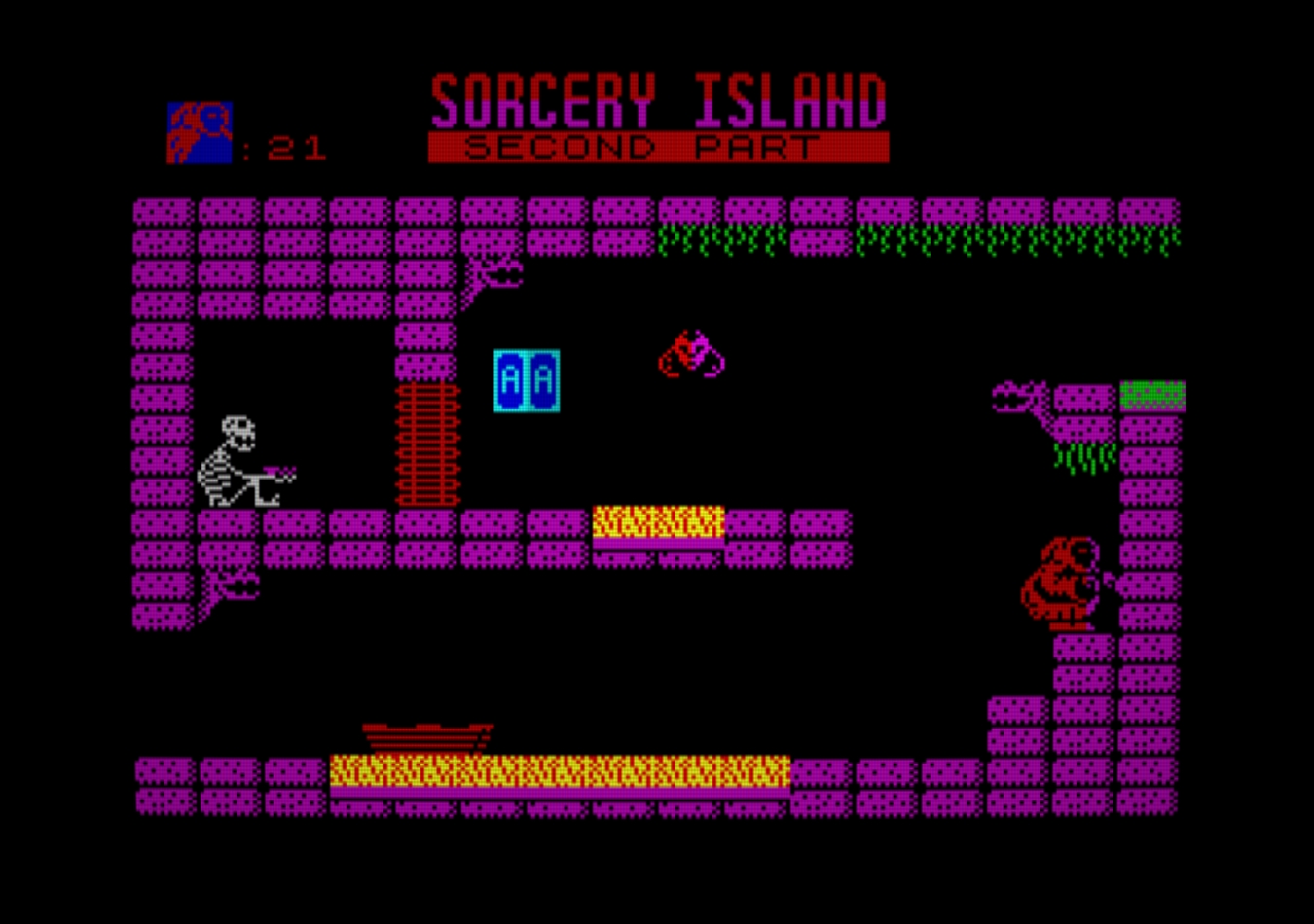 SORCERY ISLAND (ZX Spectrum) by José Manuel Gris (Zagalicos