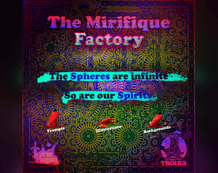The Mirifique Factory   - The Spheres are infinite. So are our Spirits! TROIKA illustrated backgrounds 