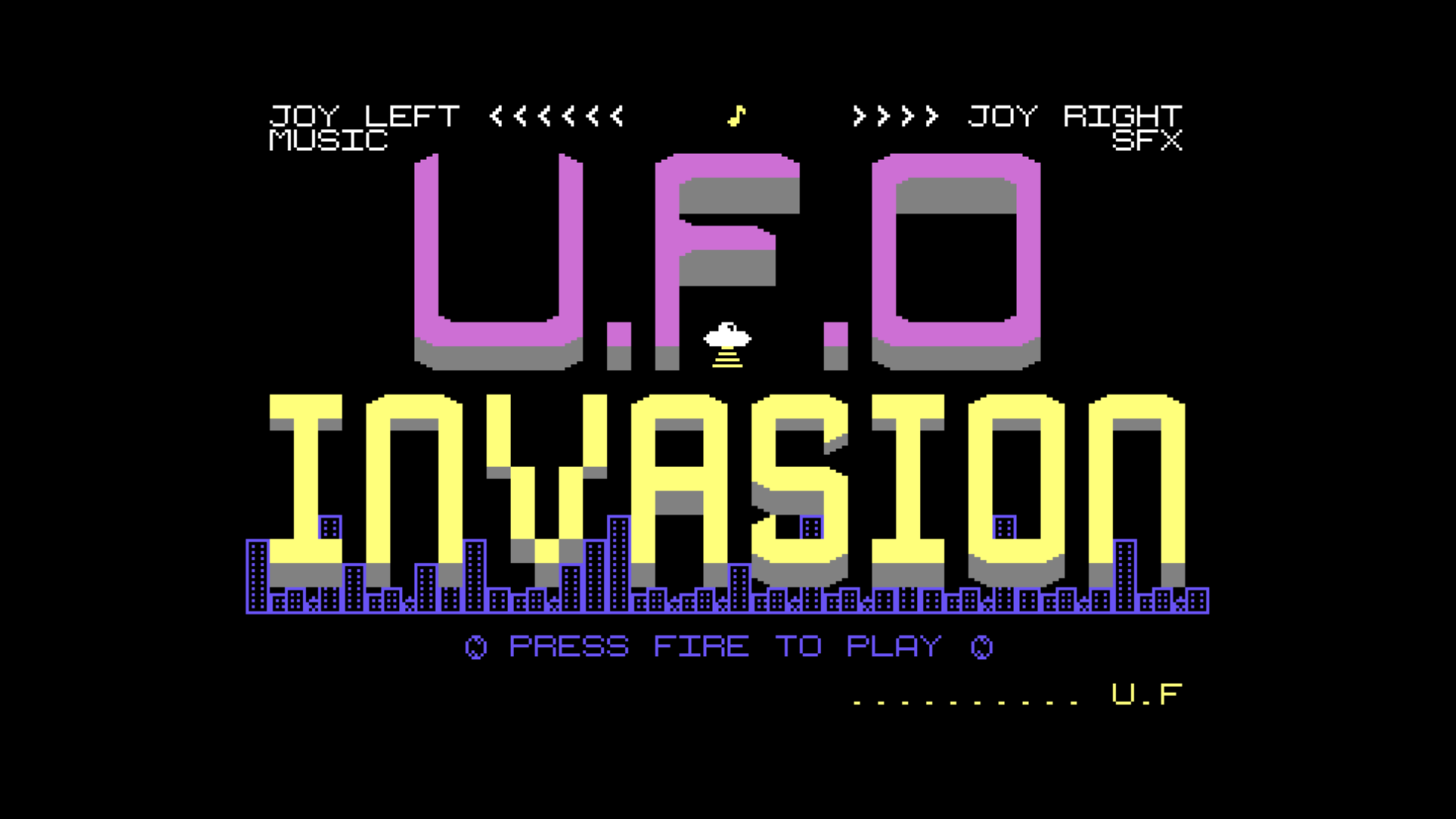 U.F.O Invasion V2 - Special Edition - C64.