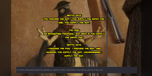 Cover image for A game of chance with Watto