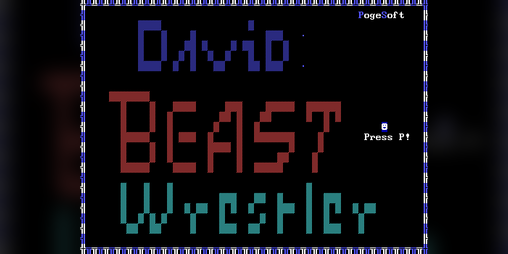Cover image for David:Beast Wrestler