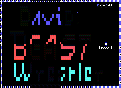 Cover image for David:Beast Wrestler