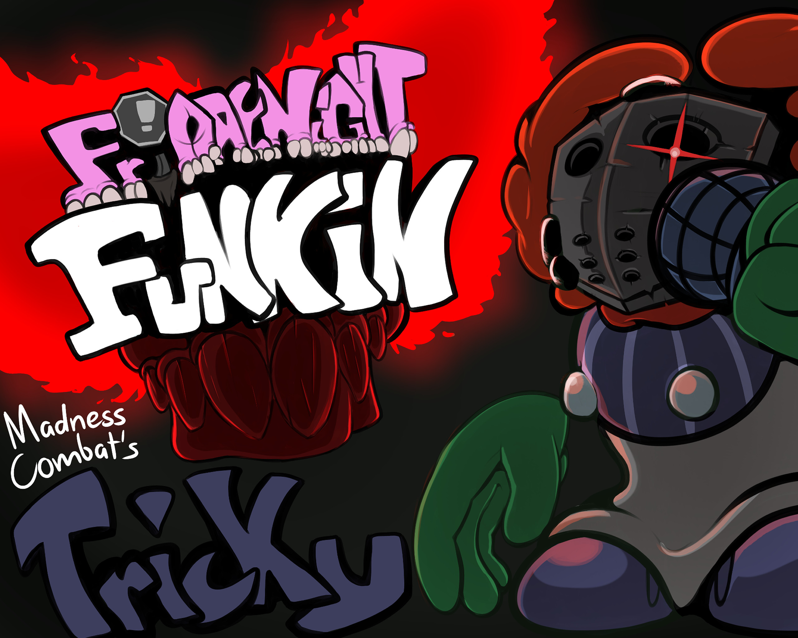 Tricky [Madness Combat] by SpookyMoron on Newgrounds