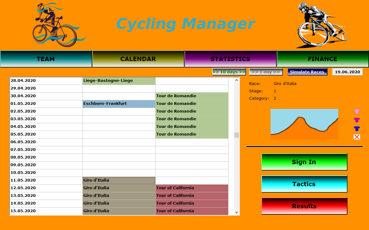 Cycle Manager Cycling Manager by Azamalin Games