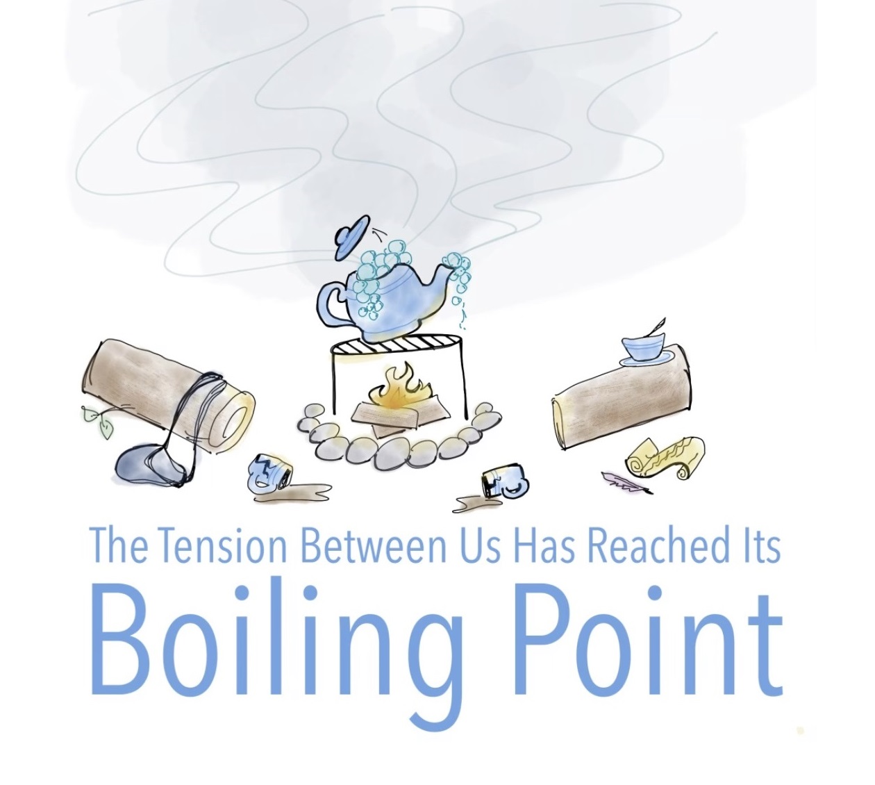 Cover image for The Tension Between Us Has Reached Its Boiling Point