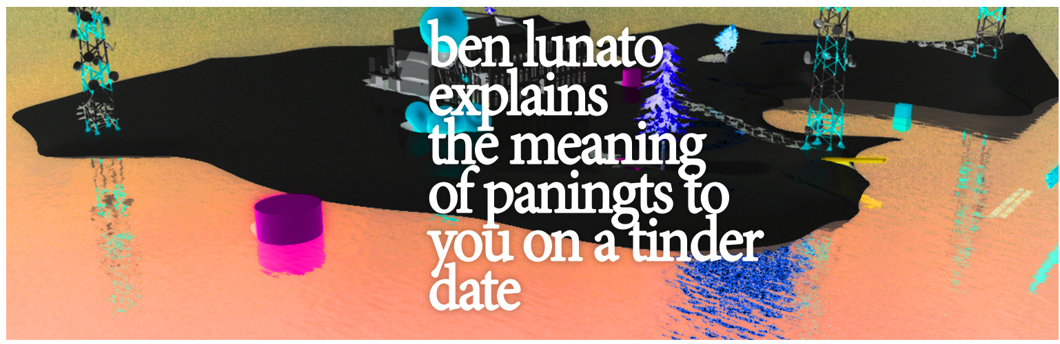 ben lunato explains the meaning of paningts to you on a tinder date