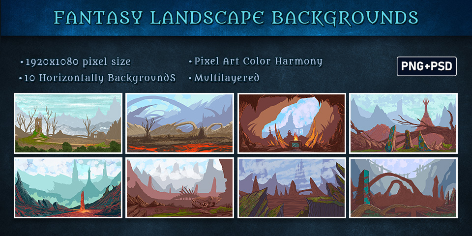 Fantasy Landscape Backgrounds