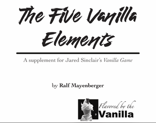 The Five Vanilla Elements  
