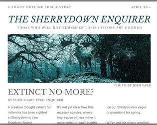 Sherrydown Enquirer 2: Cold Snap  