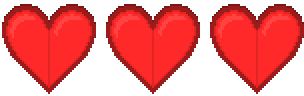 Pixel Heart ( 48x48 / 5 stages / animated )