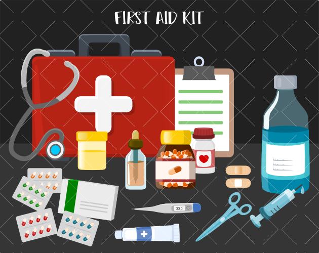 First aid kit by Olga's Lab