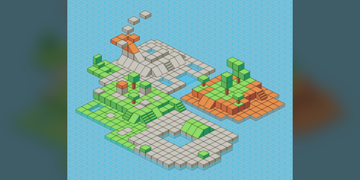 Isometric Tiles Template for 32x32 pixel art by @javikolog