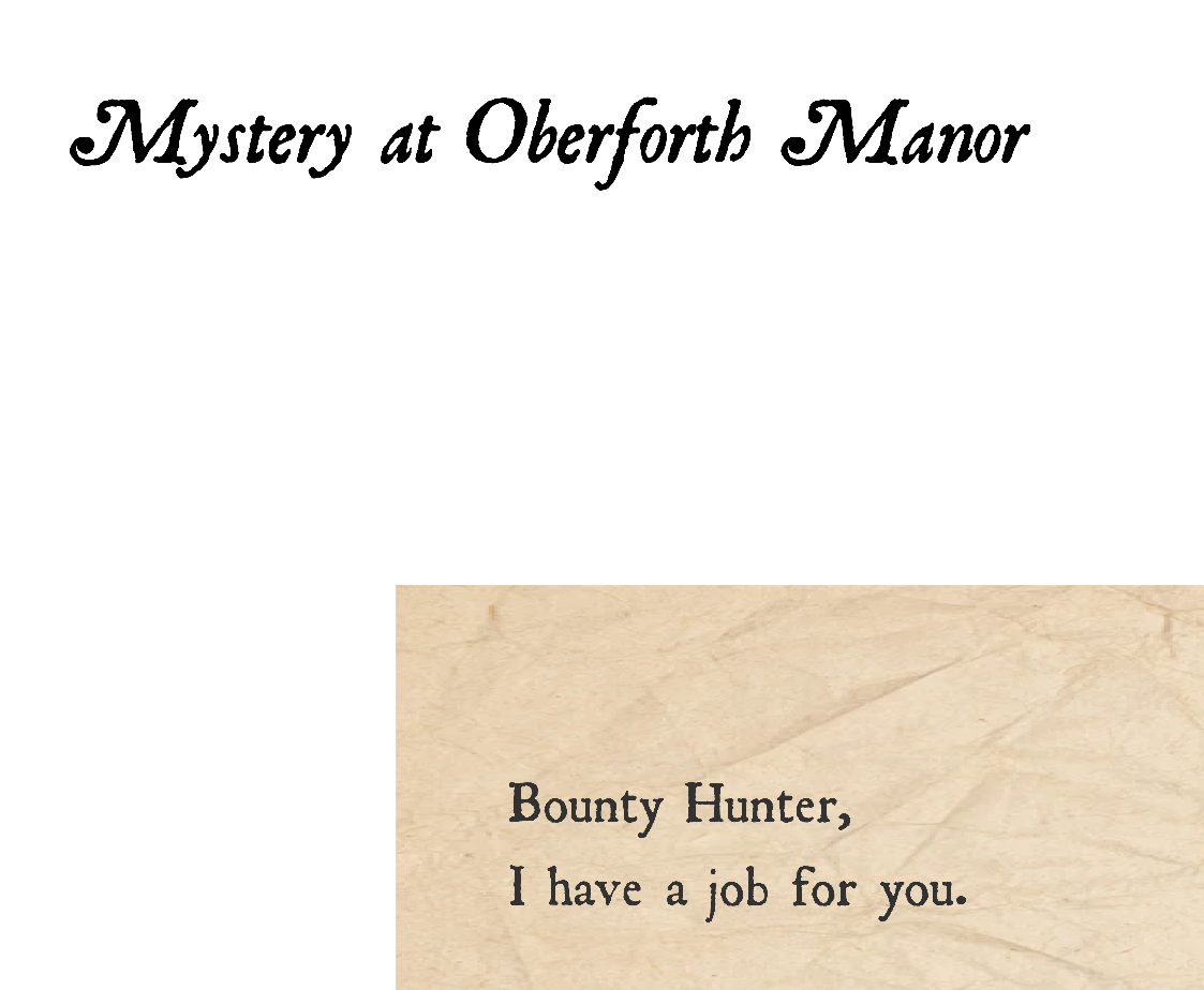 Cover image for Mystery at Oberforth Manor