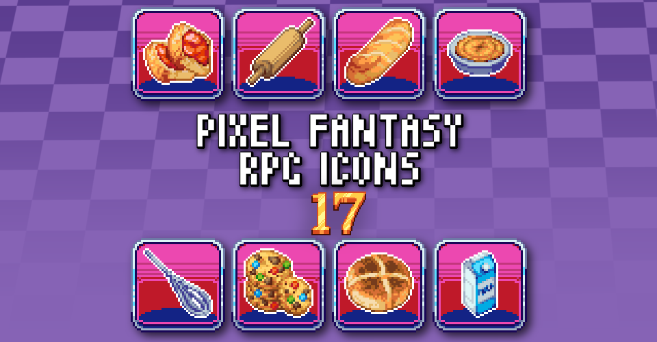 PIXEL FANTASY RPG ICONS - PACK 17