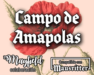 Campo de amapolas   - Catálogo temático de objetos para Mausritter 