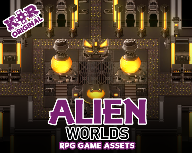 Kr Alien Worlds Tileset For Rpgs By Kokoro Reflections