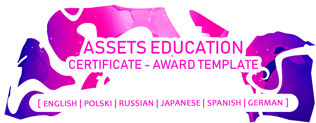 Assets Education Free: Certificate - Award template