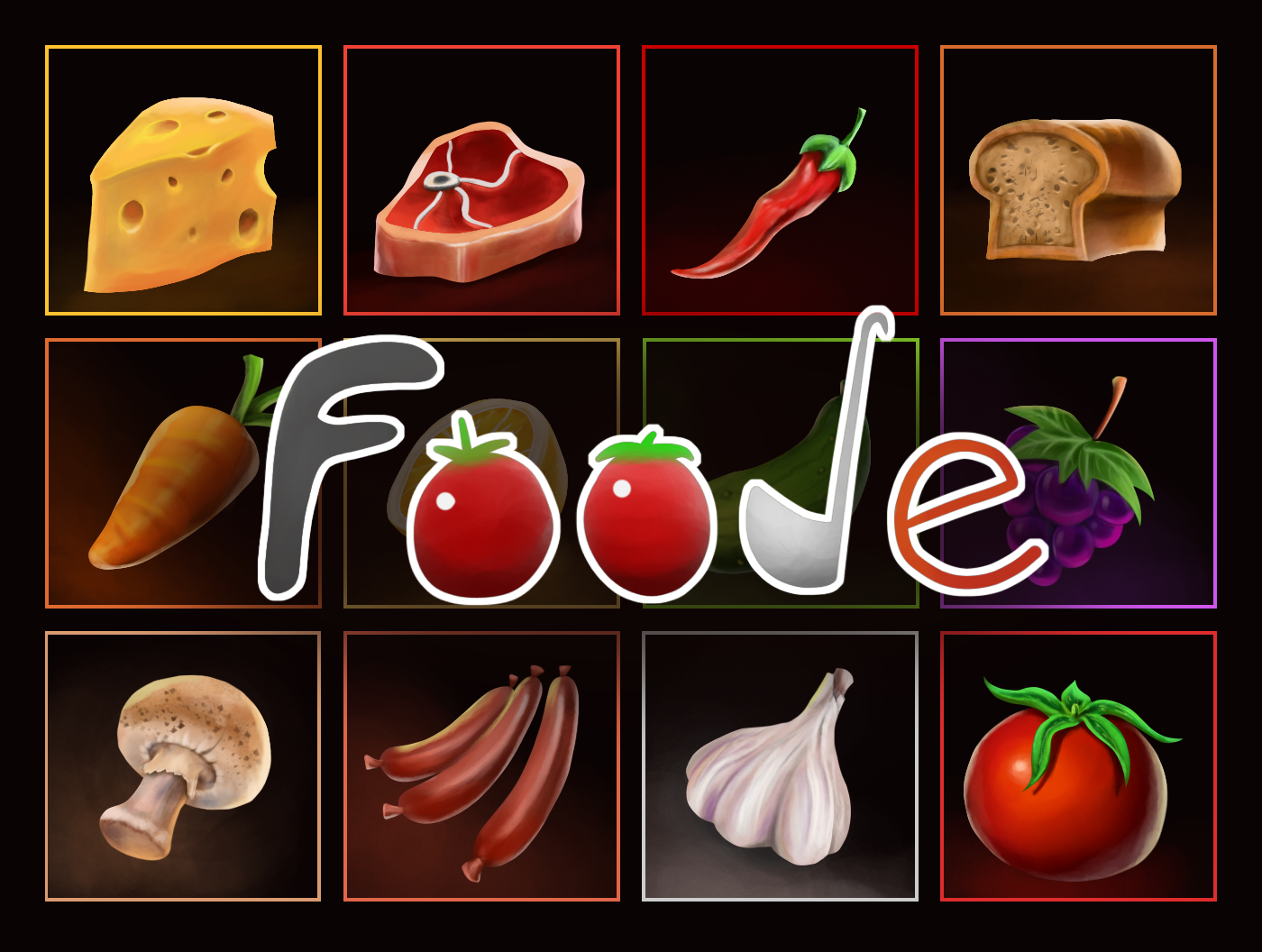 Foode - Memory Card Flipping game