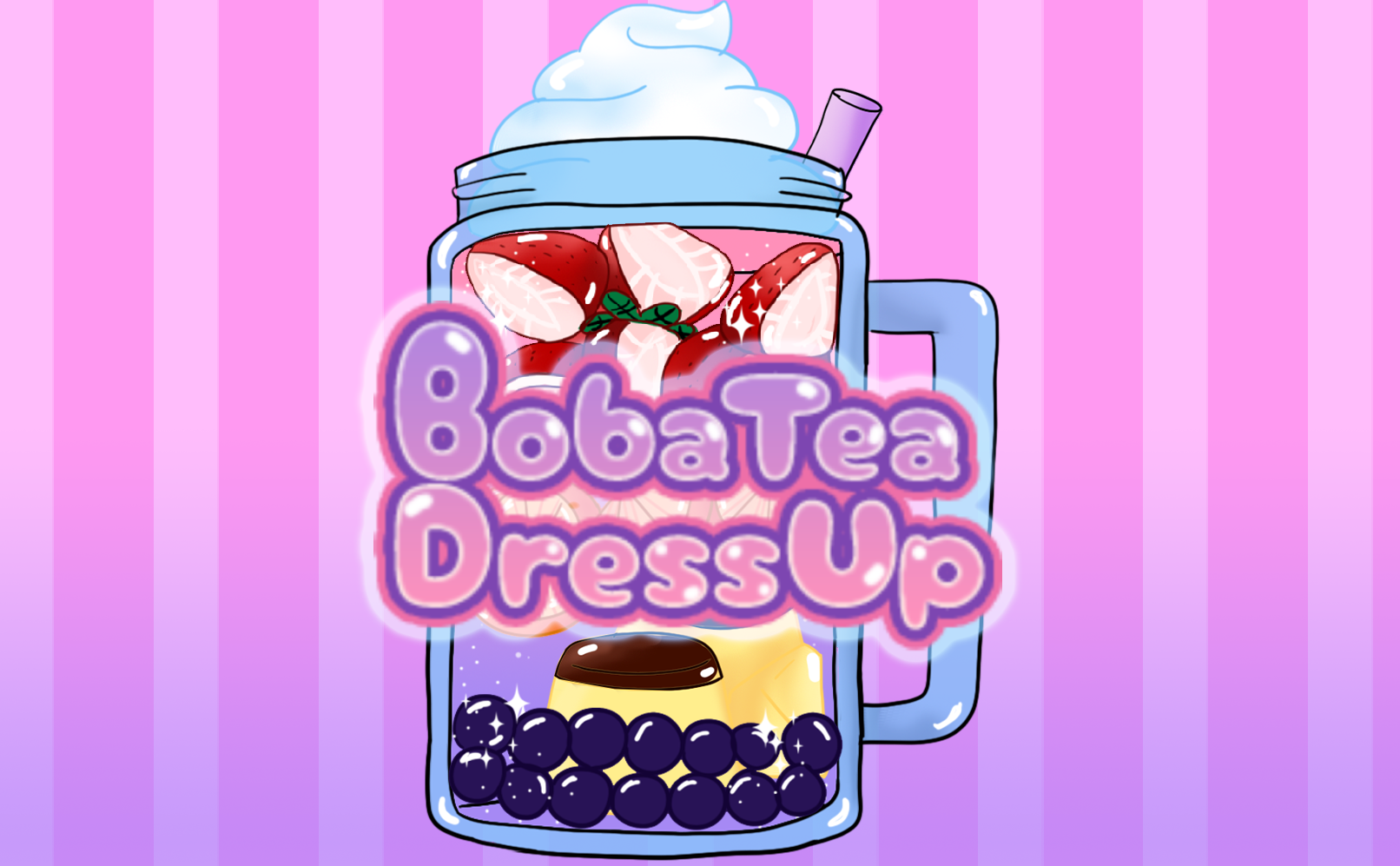 Boba Tea Dress Game by Cinderpeach