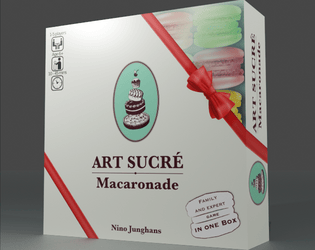 Art Sucré - Macaronade | 2 in 1 Card Game  