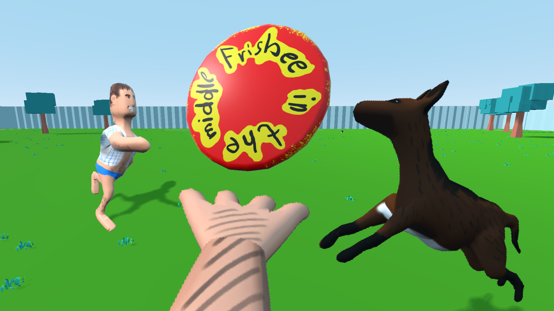 Frisbee in the Middle