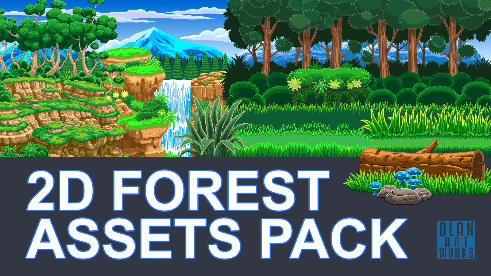 2D Forest Assets Pack